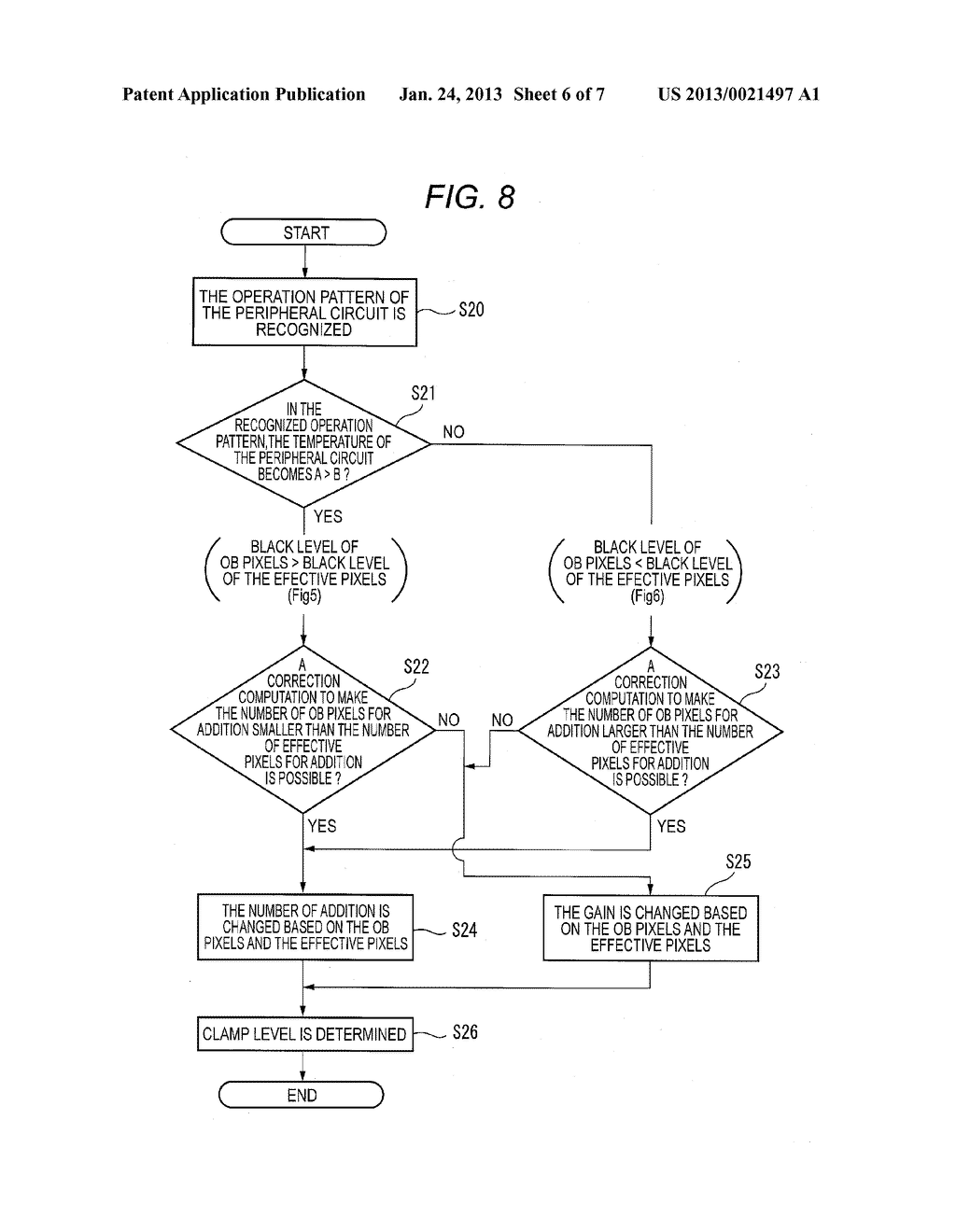 IMAGE PICKUP APPARATUS AND DARK CURRENT CORRECTION METHOD THEREFOR - diagram, schematic, and image 07