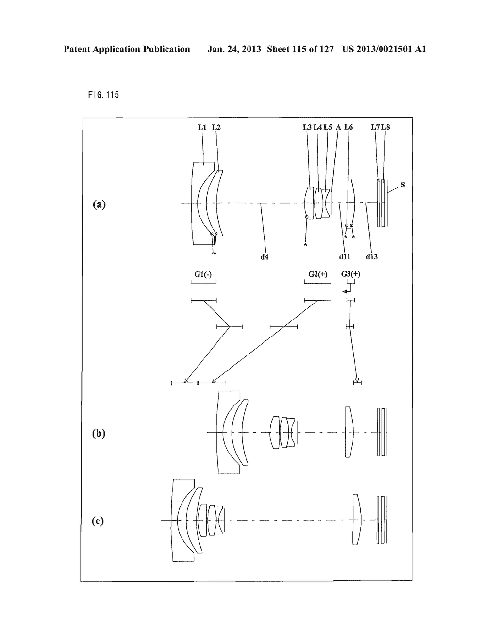 ZOOM LENS SYSTEM, IMAGING DEVICE AND CAMERA - diagram, schematic, and image 116