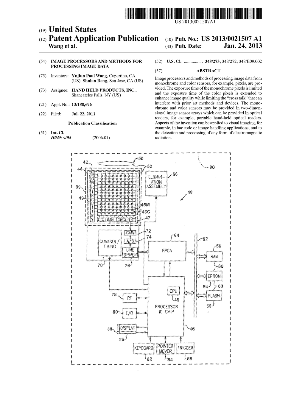 IMAGE PROCESSORS AND METHODS FOR PROCESSING IMAGE DATA - diagram, schematic, and image 01