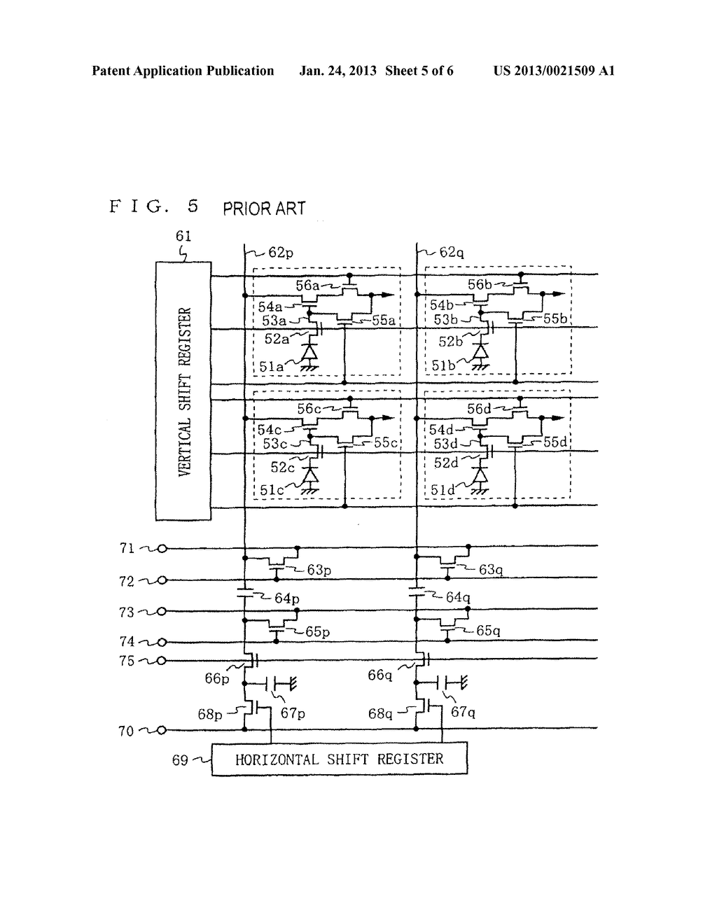 SOLID-STATE IMAGING DEVICE DRIVING METHOD - diagram, schematic, and image 06