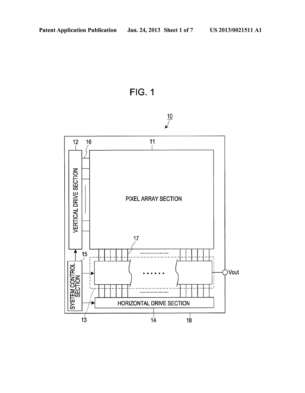 SOLID-STATE IMAGE PICKUP DEVICE, METHOD FOR DRIVING SOLID-STATE IMAGE     PICKUP DEVICE, AND IMAGE PICKUP APPARATUS - diagram, schematic, and image 02