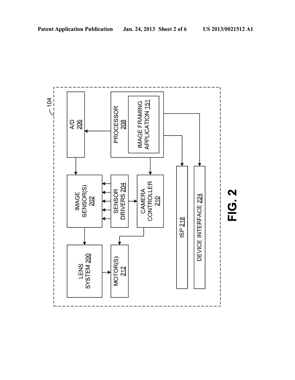 Framing of Images in an Image Capture Device - diagram, schematic, and image 03