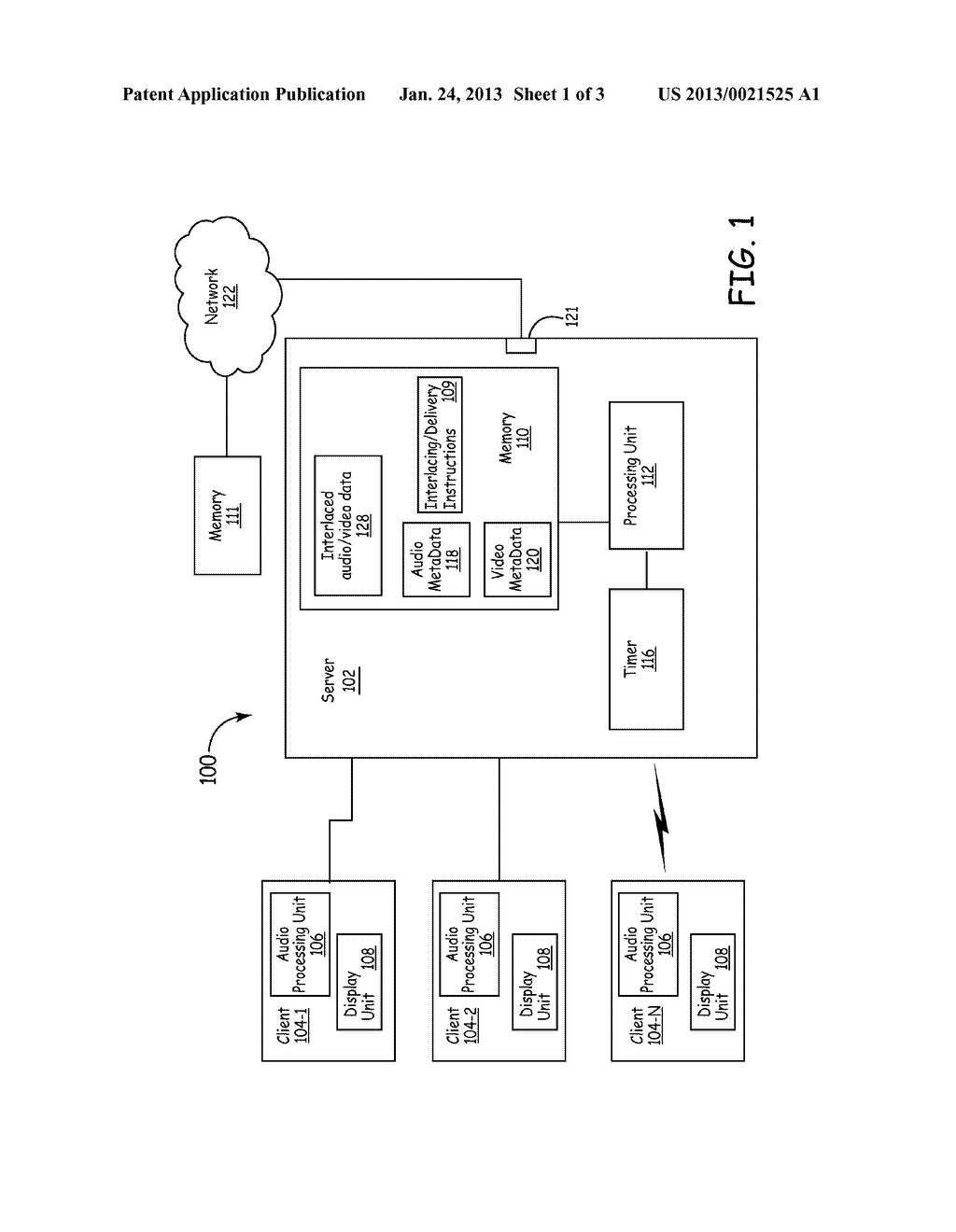 SYSTEM AND METHOD OF IMPLEMENTING SYNCHRONIZED AUDIO AND VIDEO STREAMING - diagram, schematic, and image 02