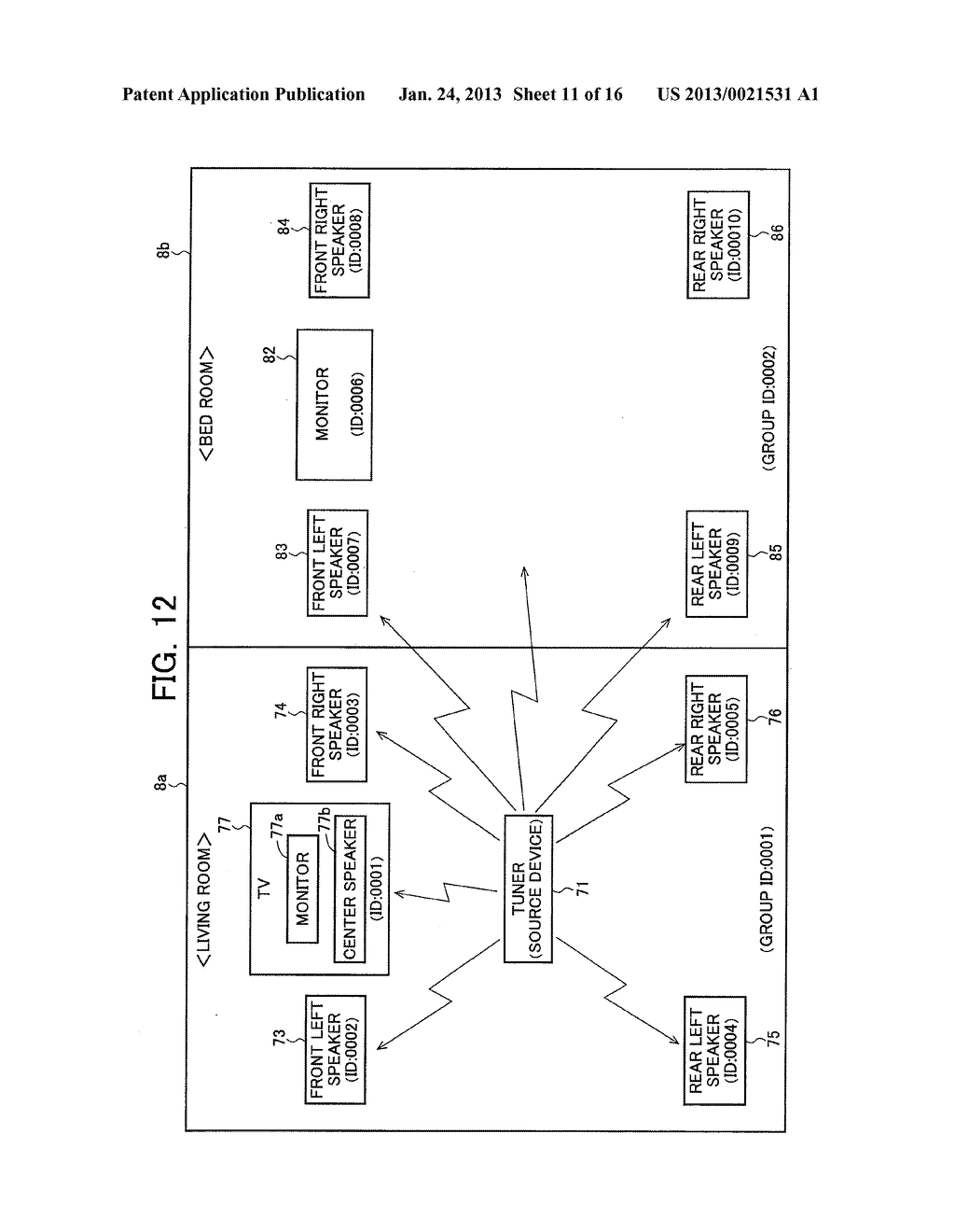 SINK DEVICE, SOURCE DEVICE AND WIRELESS TRANSMISSION SYSTEM - diagram, schematic, and image 12