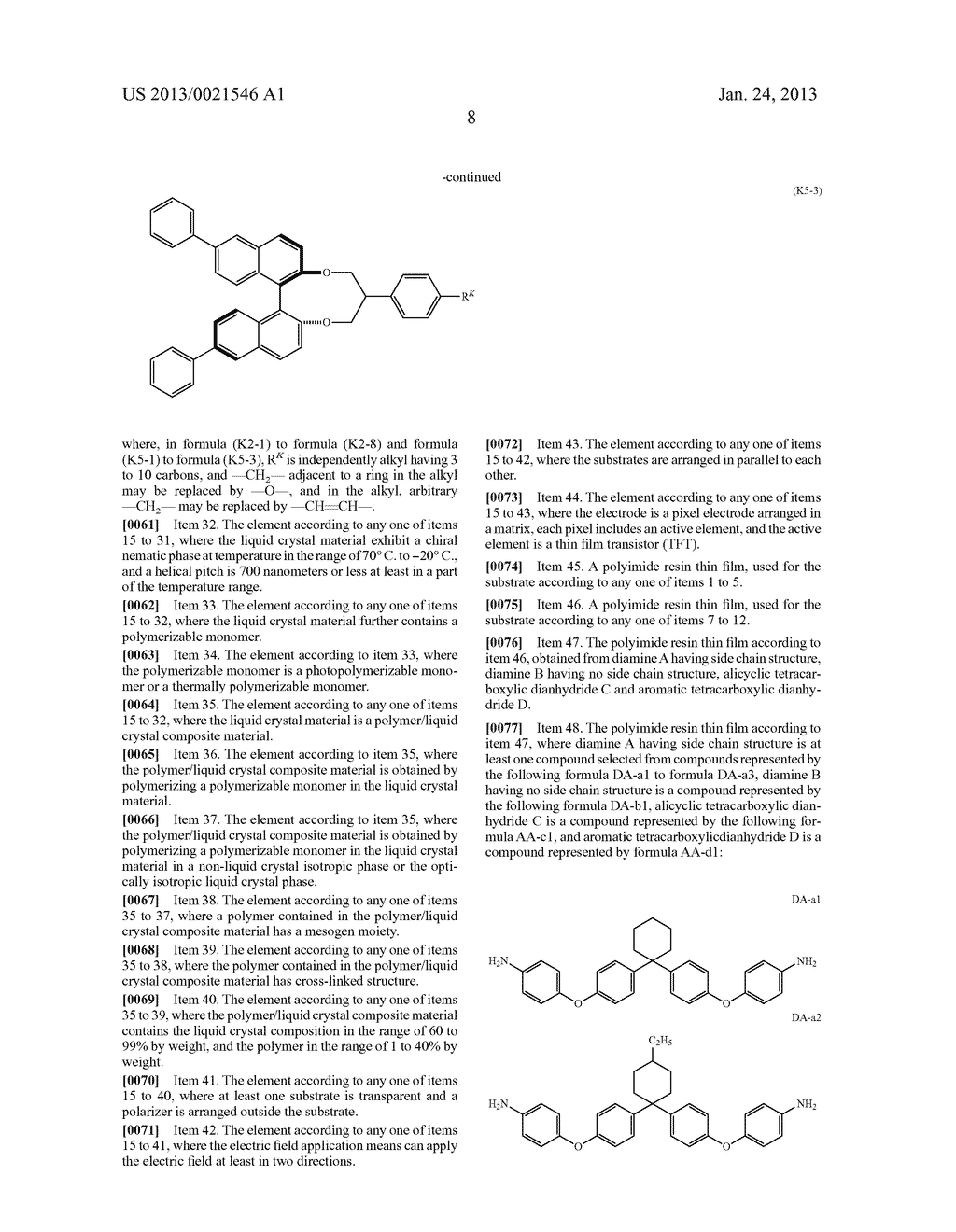 LIQUID-CRYSTAL DISPLAY ELEMENT AND SUBSTRATE USED IN SAME - diagram, schematic, and image 18