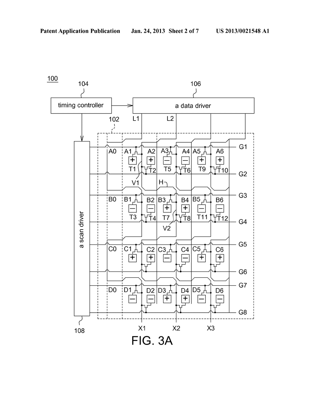LIQUID CRYSTAL DISPLAY AND METHOD FOR DRIVING THE SAME THEREOF - diagram, schematic, and image 03