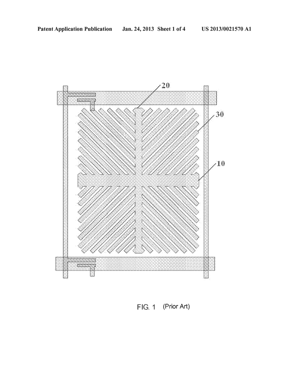 Pixel Electrode And Liquid Crystal Display Panel - diagram, schematic, and image 02