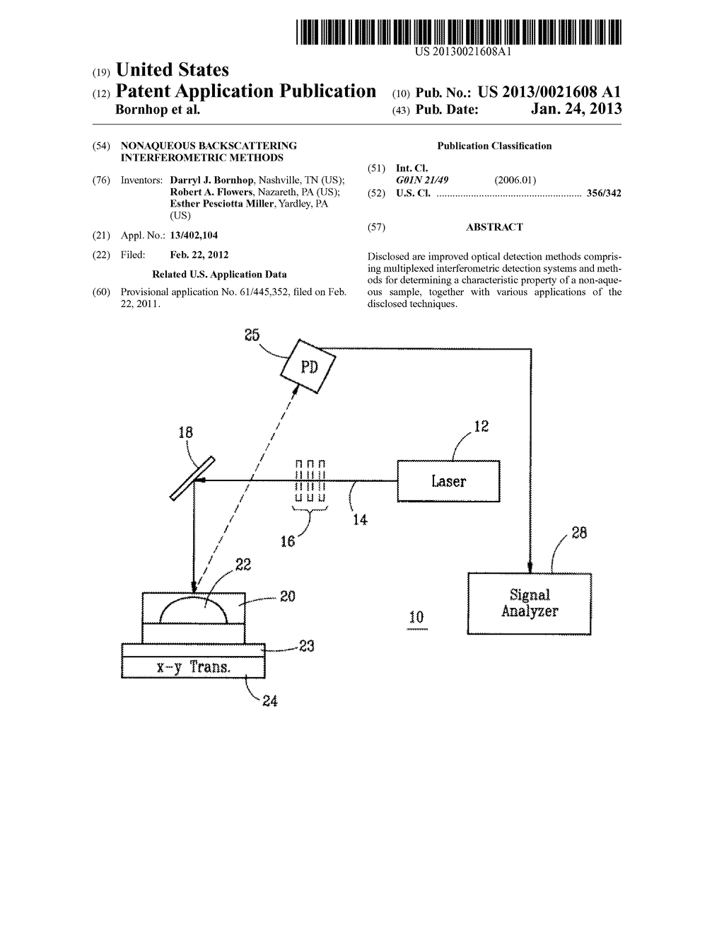 Nonaqueous Backscattering Interferometric Methods - diagram, schematic, and image 01