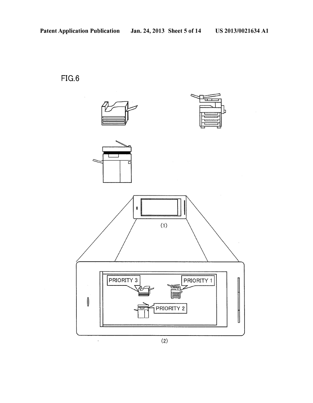 IMAGE PROCESSING SYSTEM, PORTABLE TERMINAL, INFORMATION PROCESSING     APPARATUS, AND DISPLAY METHOD - diagram, schematic, and image 06