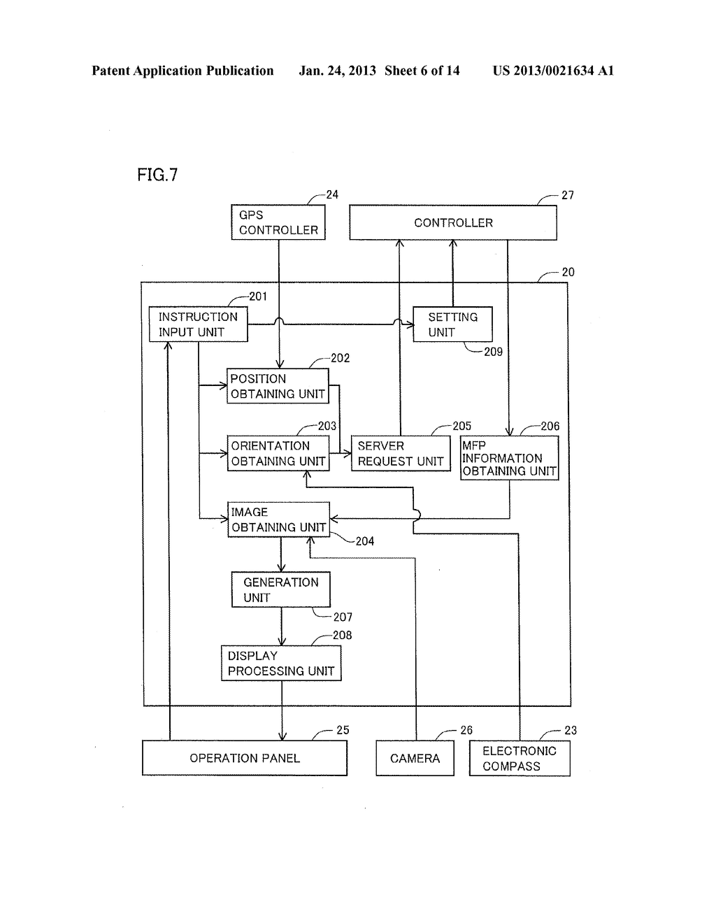 IMAGE PROCESSING SYSTEM, PORTABLE TERMINAL, INFORMATION PROCESSING     APPARATUS, AND DISPLAY METHOD - diagram, schematic, and image 07