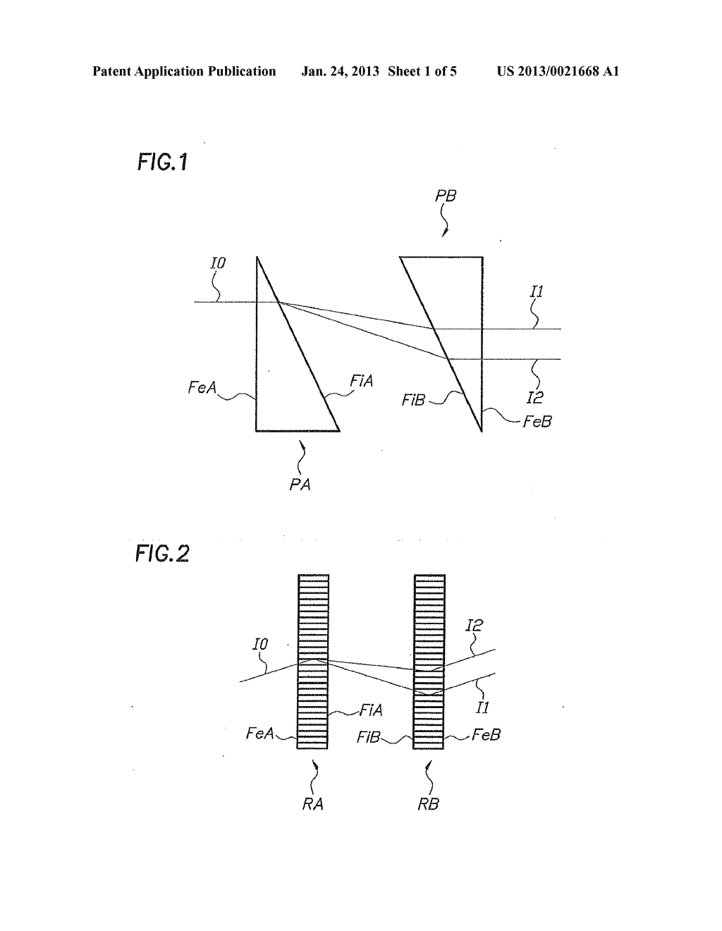 DEVICE FOR COMPENSATION OF TIME DISPERSION APPLIED TO THE GENERATION OF     ULTRASHORT LIGHT PULSES - diagram, schematic, and image 02