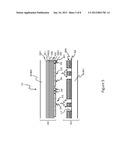 DISPLAY DEVICE WITH TAPERED LIGHT REFLECTING LAYER AND MANUFACTURING     METHOD FOR SAME diagram and image