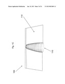 COLLIMATING LENSES FOR LED LIGHTING SYSTEMS, LED LIGHTING SYSTEMS     INCLUDING COLLIMATING LENSES, AND/OR METHODS OF MAKING THE SAME diagram and image