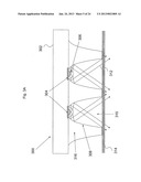 COLLIMATING LENSES FOR LED LIGHTING SYSTEMS, LED LIGHTING SYSTEMS     INCLUDING COLLIMATING LENSES, AND/OR METHODS OF MAKING THE SAME diagram and image