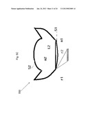 COLLIMATING LENSES FOR LED LIGHTING SYSTEMS, LED LIGHTING SYSTEMS     INCLUDING COLLIMATING LENSES, AND/OR METHODS OF MAKING THE SAME diagram and image