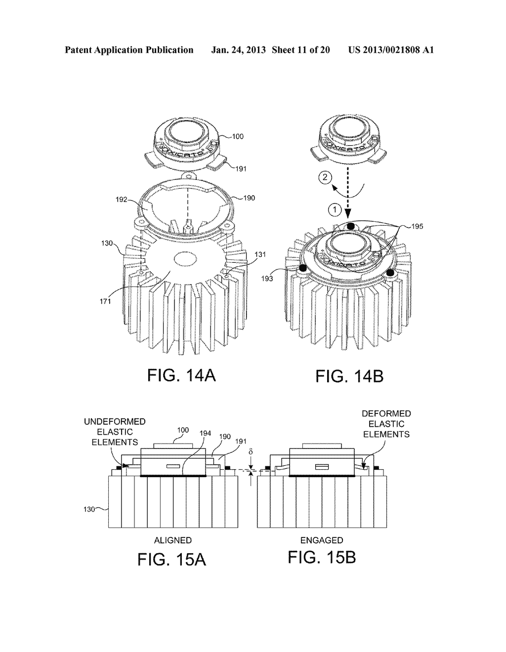 LED-BASED ILLUMINATION MODULE ATTACHMENT TO A LIGHT FIXTURE - diagram, schematic, and image 12