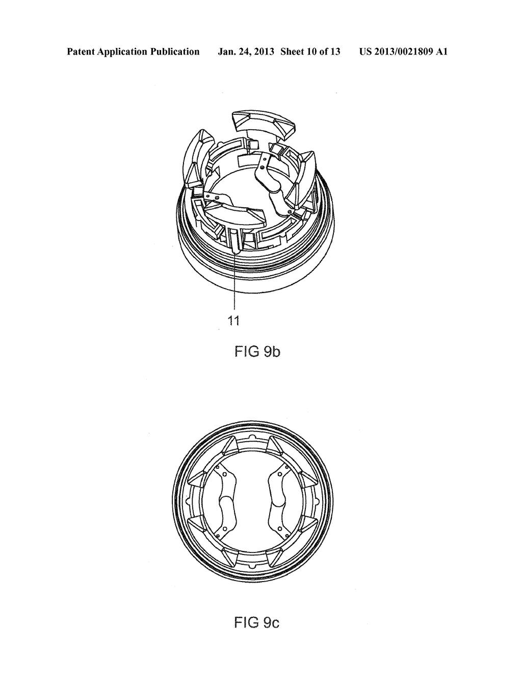 Lamp and end cap for a lamp - diagram, schematic, and image 11