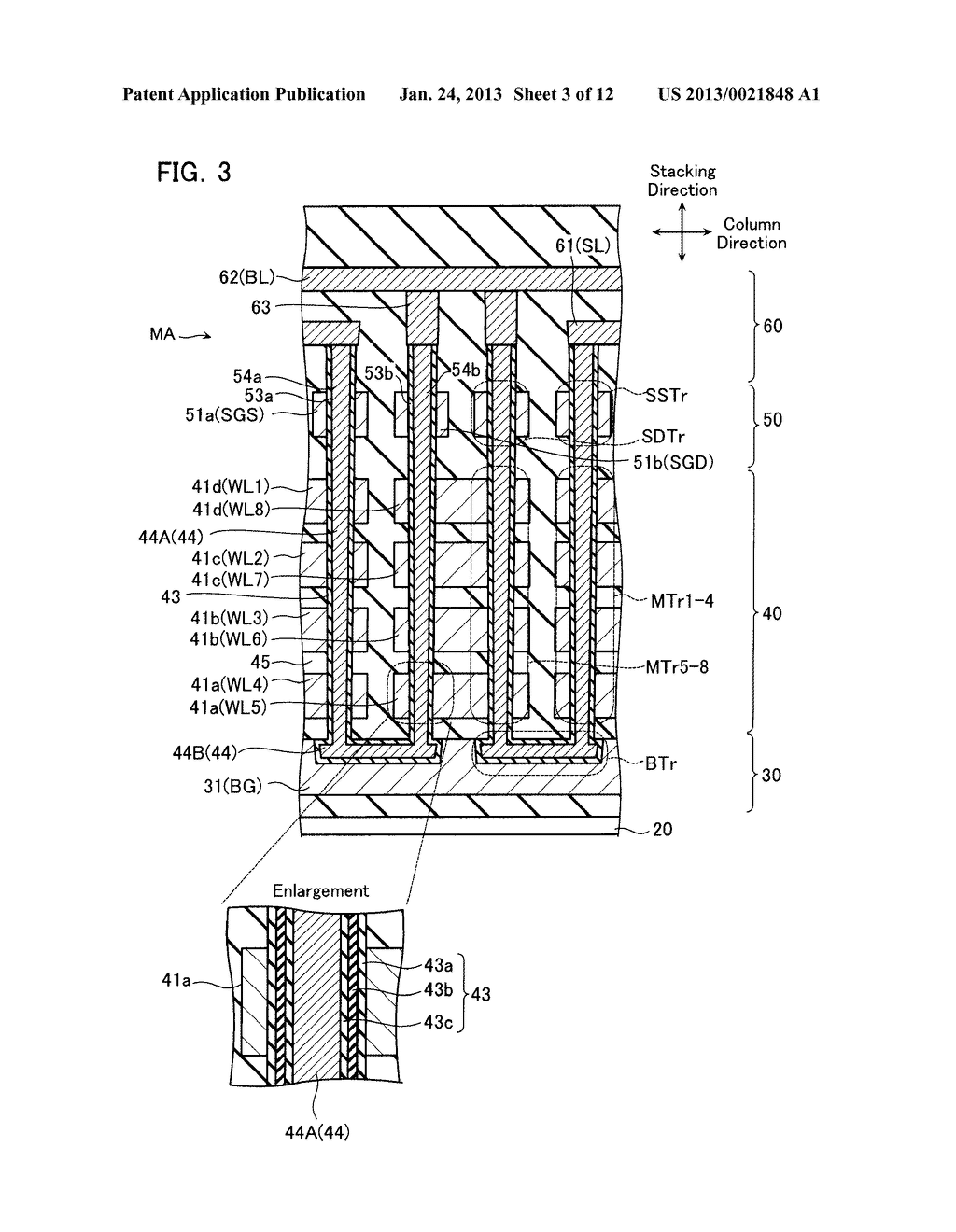 NONVOLATILE SEMICONDUCTOR MEMORY DEVICE AND METHOD OF DATA WRITE THEREIN - diagram, schematic, and image 04