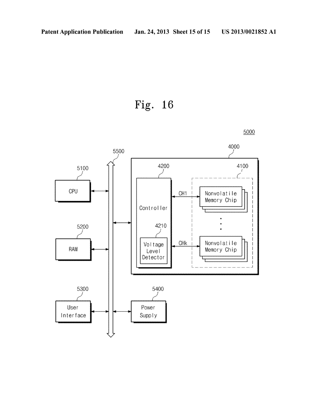NONVOLATILE MEMORY AND METHOD OF CONTROLLING THEREOF - diagram, schematic, and image 16