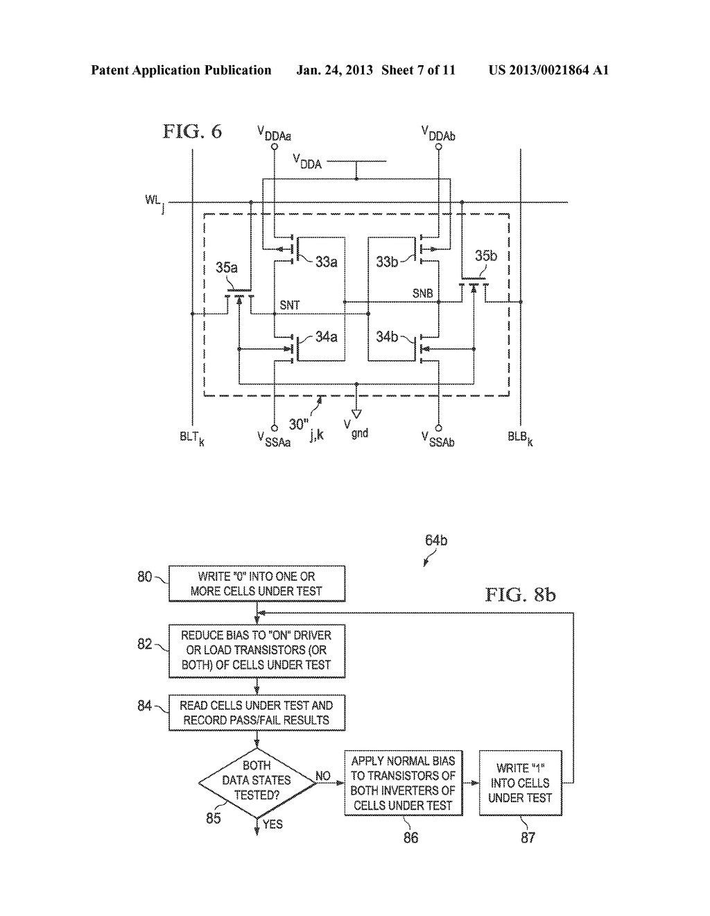 Array Power Supply-Based Screening of Static Random Access Memory Cells     for Bias Temperature Instability - diagram, schematic, and image 08