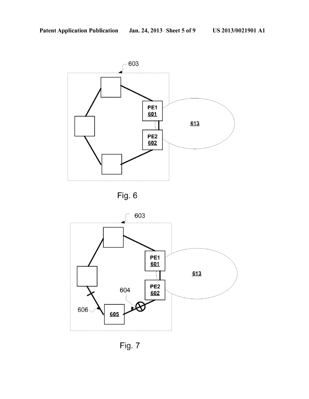 Method For Protecting an Ethernet Ring From a Superloop Going Through The     Ethernet Ring - diagram, schematic, and image 06