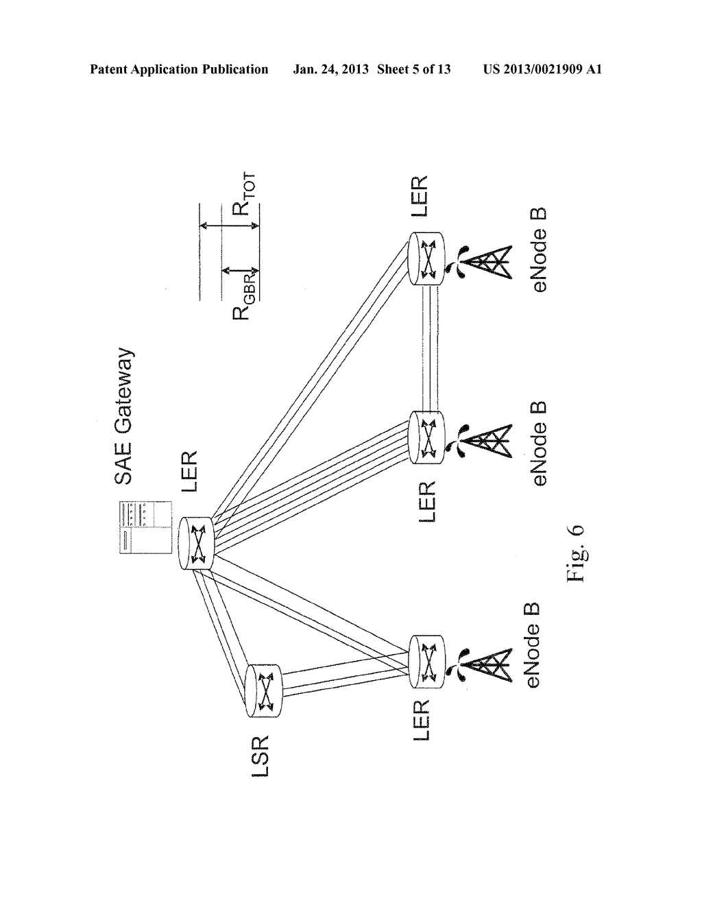 Method for Reserving Capacity on a Communication Network Link - diagram, schematic, and image 06