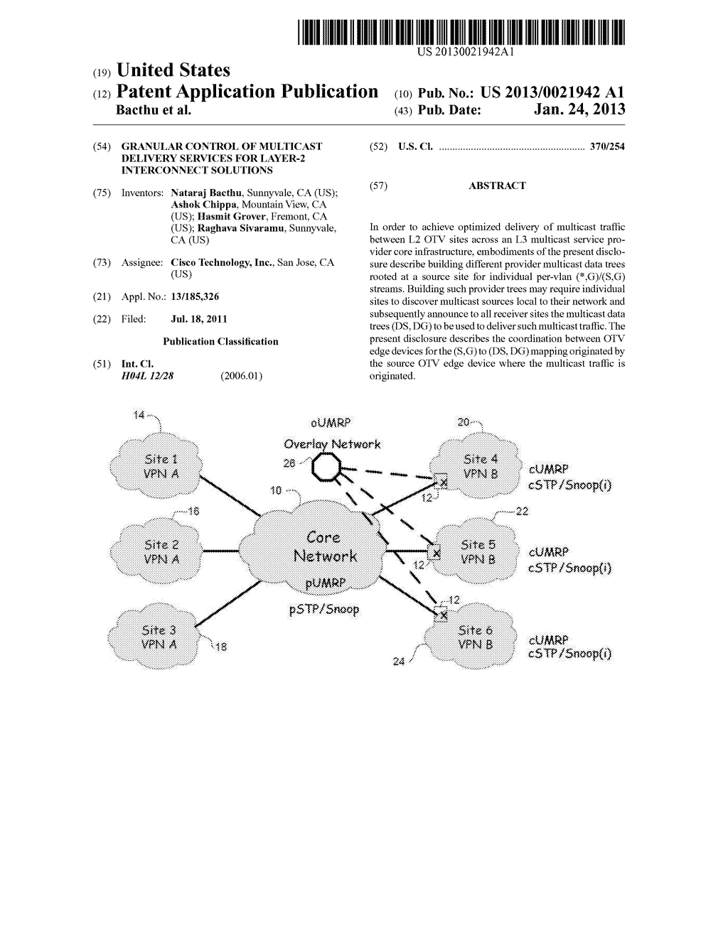 Granular Control of Multicast Delivery Services for Layer-2 Interconnect     Solutions - diagram, schematic, and image 01