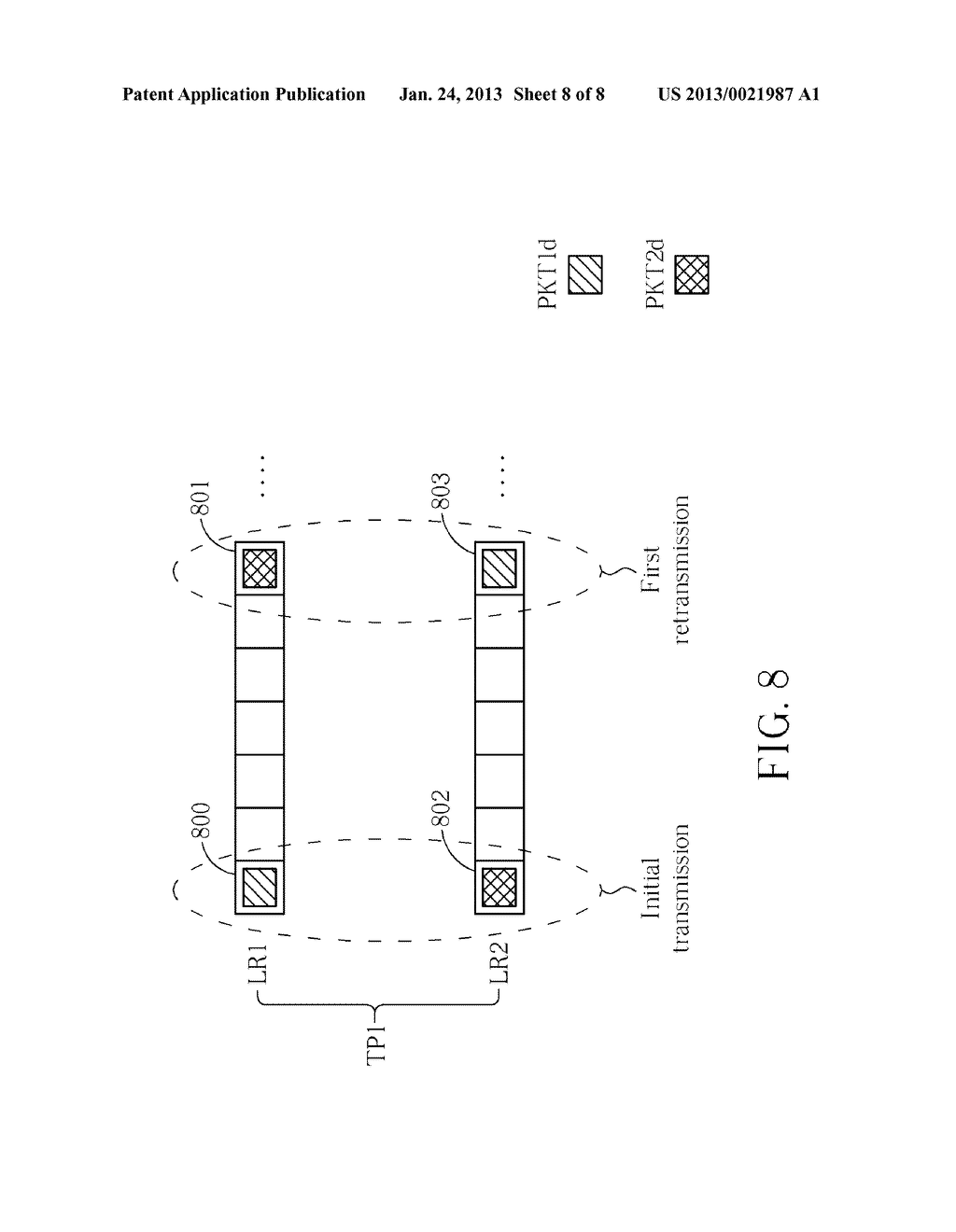 Method of Performing Retransmissions by Using Different Resources and     Related Communication Device - diagram, schematic, and image 09