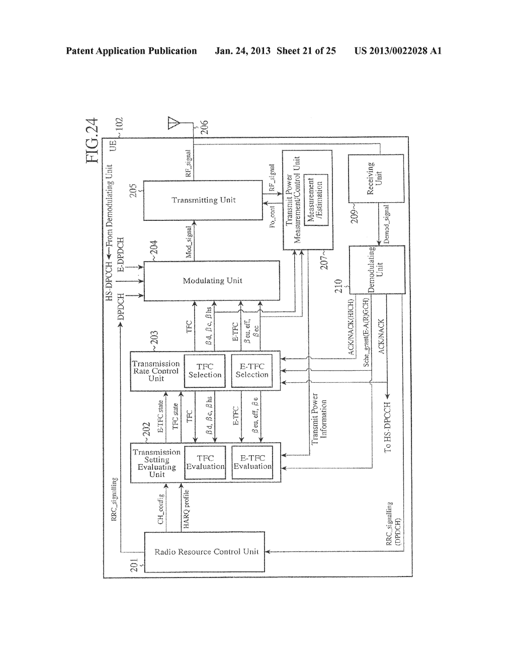 TRANSMISSION CONTROL METHOD, MOBILE STATION, AND COMMUNICATION SYSTEM - diagram, schematic, and image 22