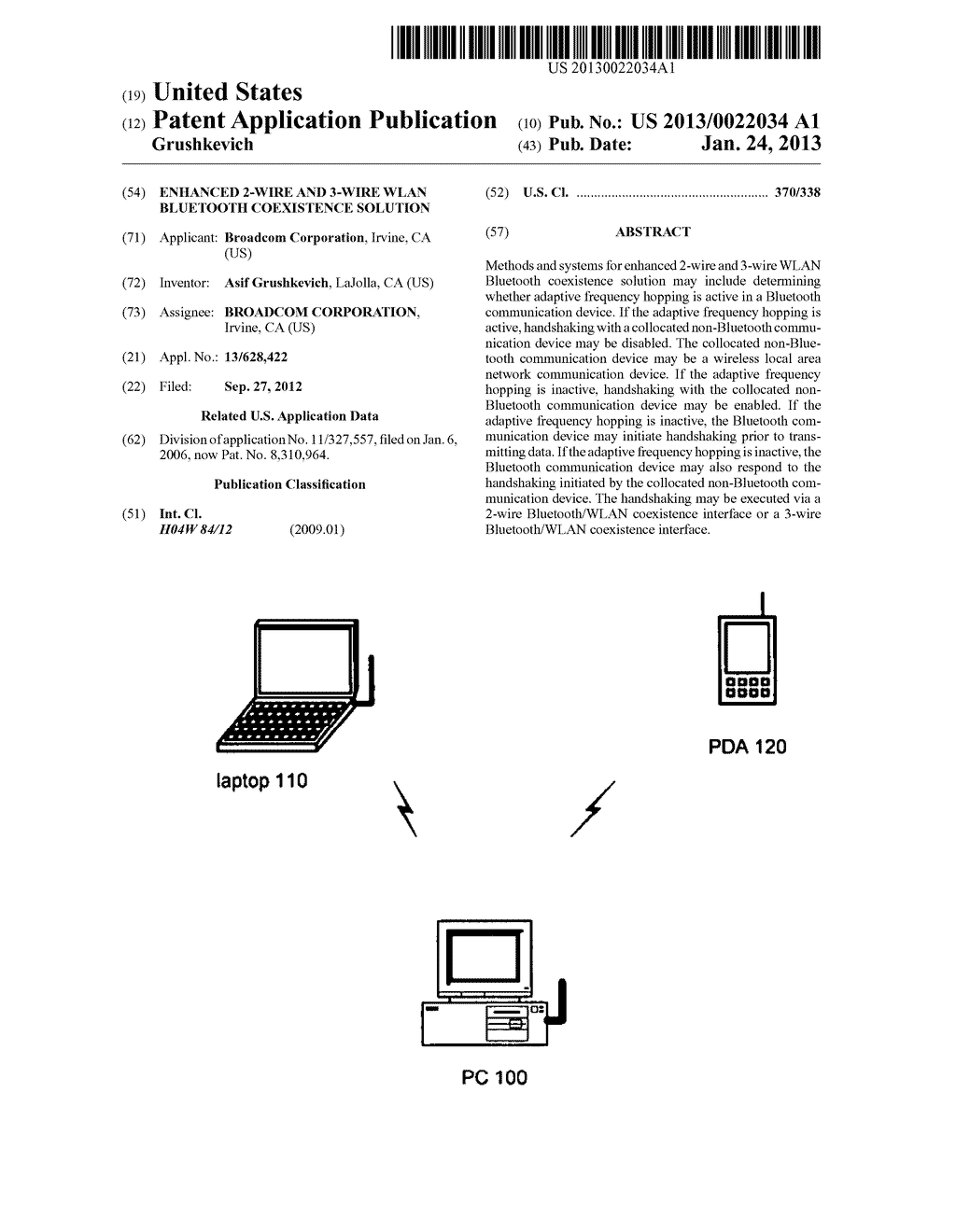 Enhanced 2-Wire and 3-Wire WLAN Bluetooth Coexistence Solution - diagram, schematic, and image 01