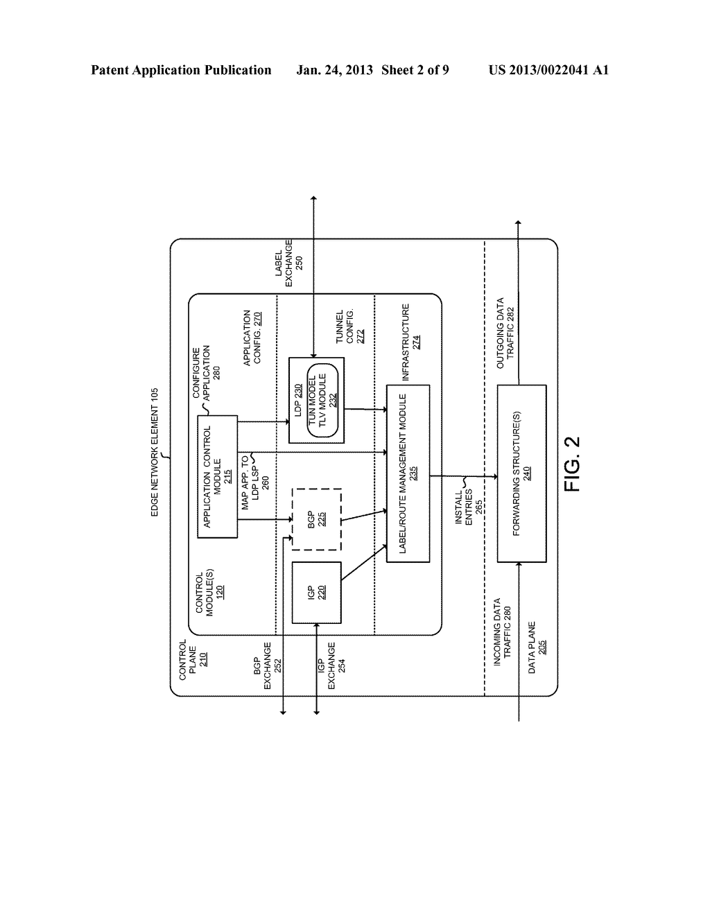 SIGNALING A LABEL SWITCHED PATH (LSP) TUNNELING MODEL - diagram, schematic, and image 03