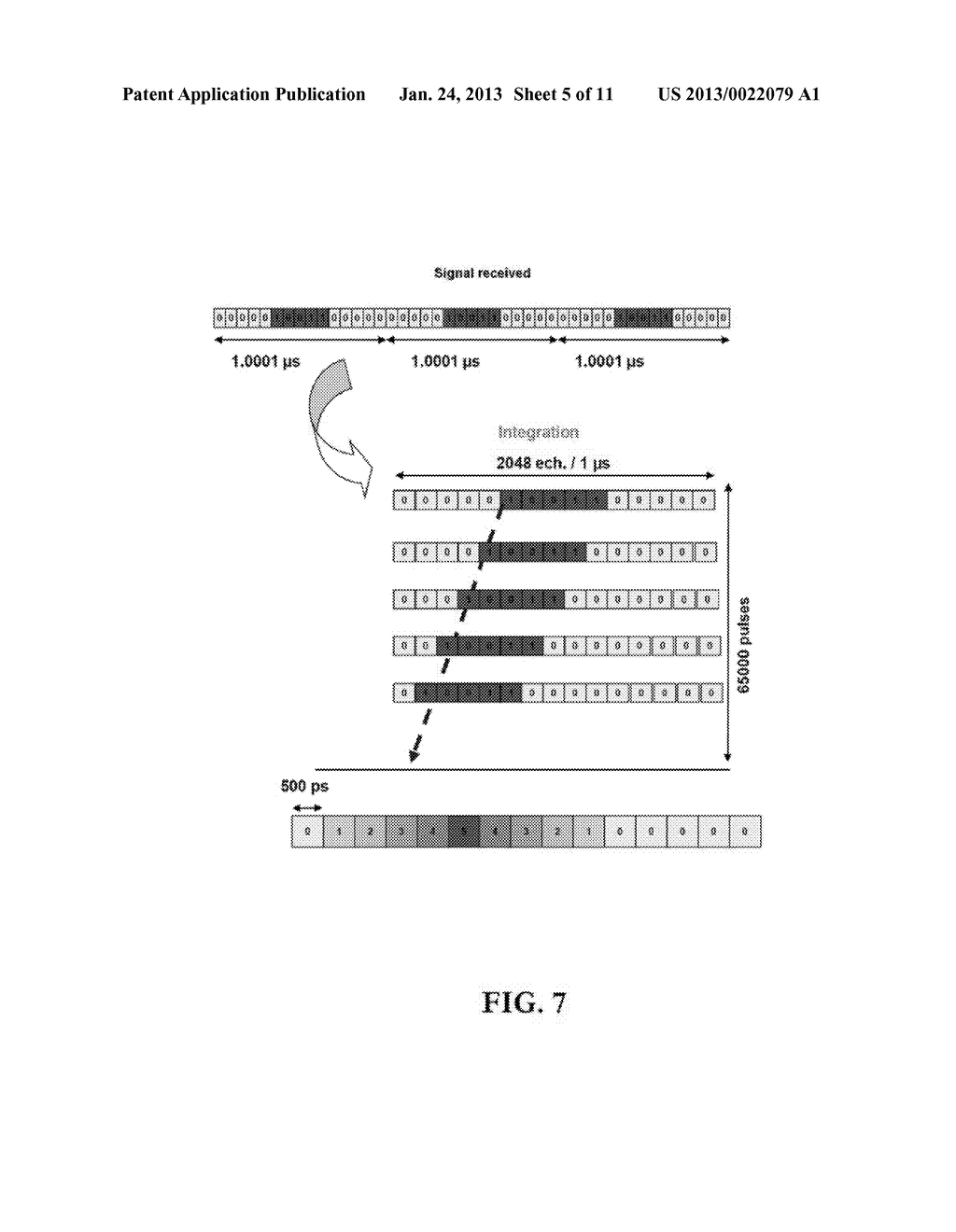 METHOD FOR INTEGRATING SIGNALS TRANSMITTED FROM A TRANSMITTER TO AT LEAST     ONE ULTRA WIDE BAND (UWB) RECEIVER AS WELL AS DEVICE FOR THE     IMPLEMENTATION OF THE METHOD - diagram, schematic, and image 06