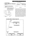 CORRELATION-MATRIX FEEDBACK METHOD AND SYSTEM FOR ANTENNA ARRAY diagram and image