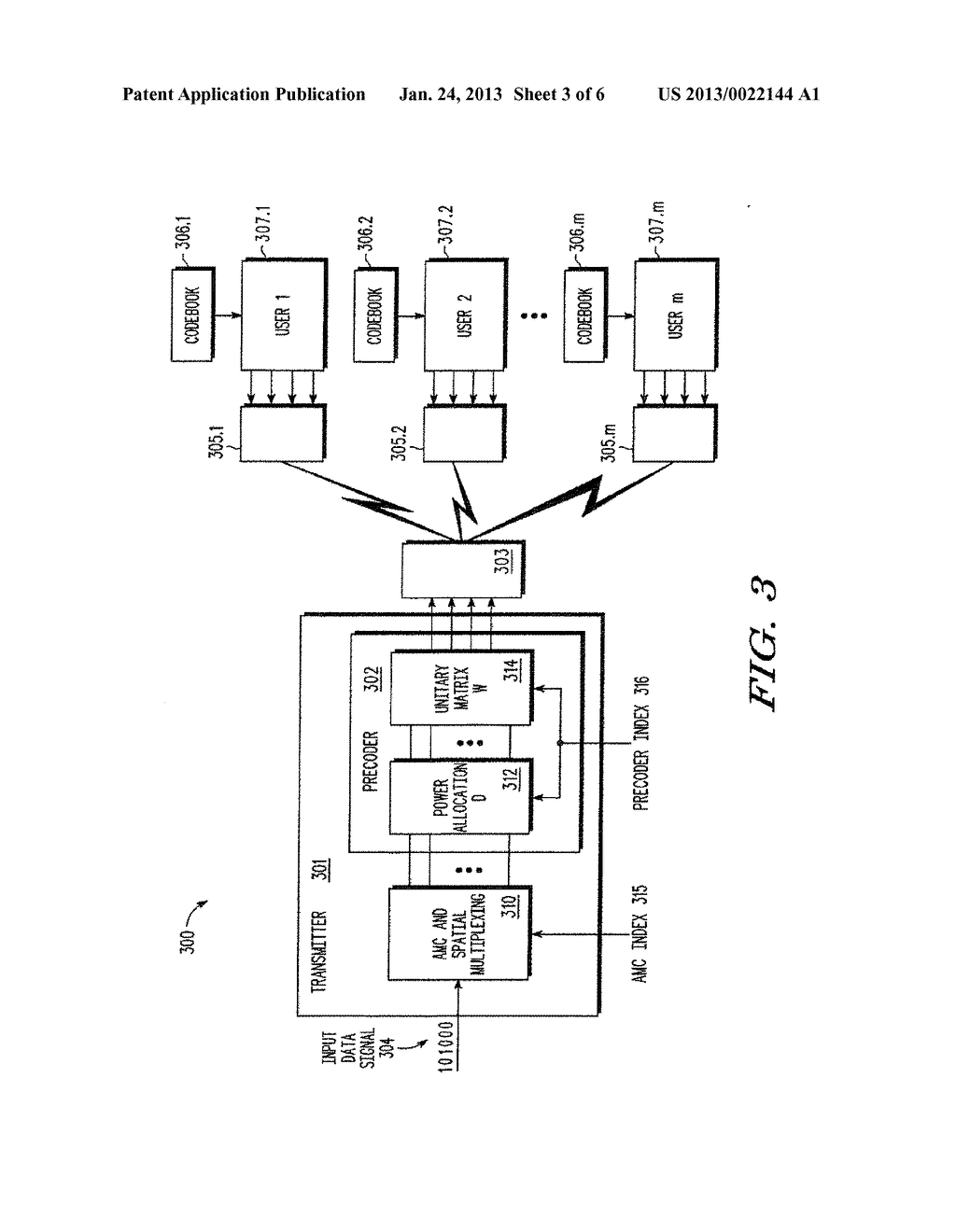 MIMO PRECODING ENABLING SPATIAL MULTIPLEXING, POWER ALLOCATION AND     ADAPTIVE MODULATION AND CODING - diagram, schematic, and image 04