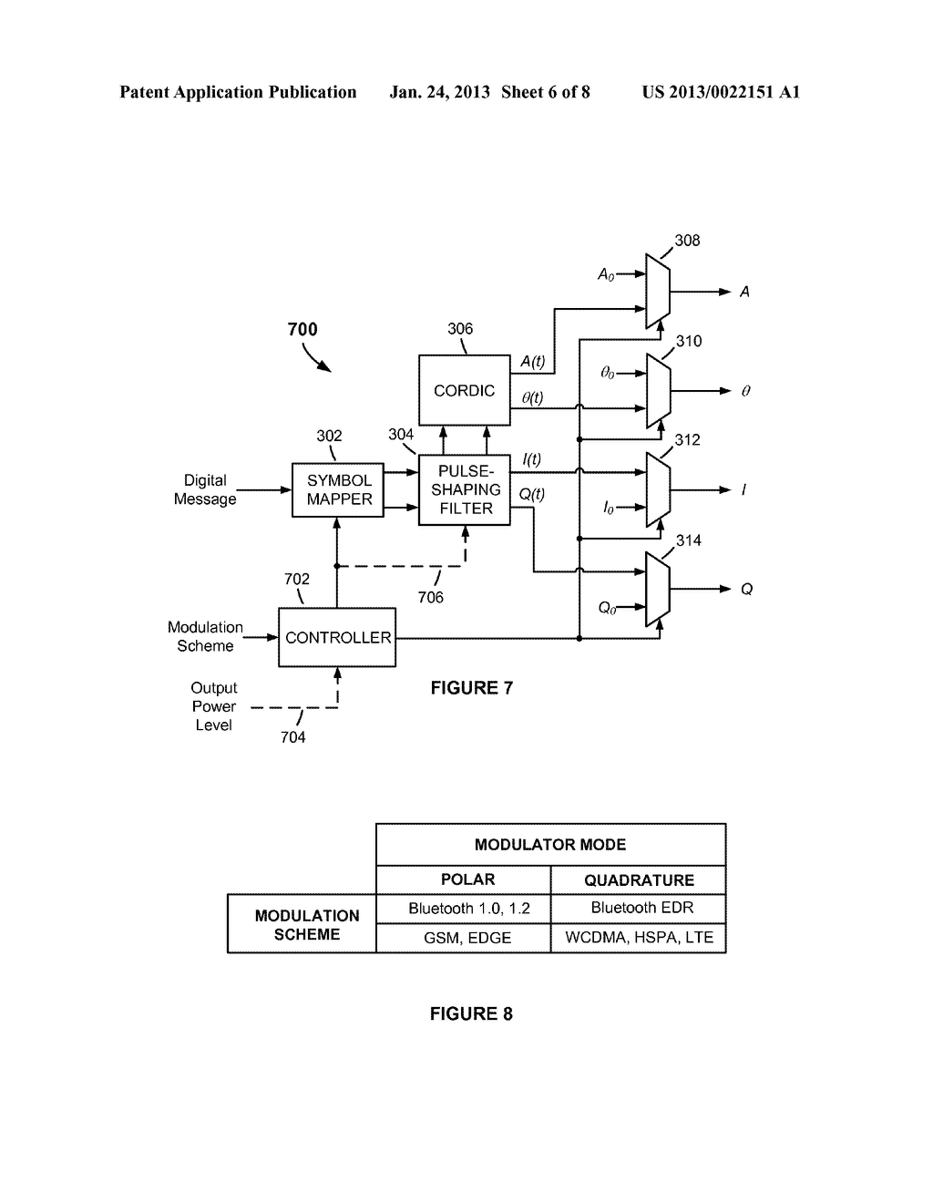 COMMUNICATIONS TRANSMITTER HAVING HIGH-EFFICIENCY COMBINATION MODULATOR - diagram, schematic, and image 07