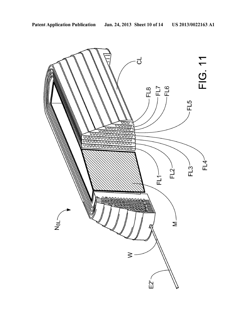 ENVIRONMENTALLY ROBUST ELECTROMAGNETS AND ELECTRIC MOTORS EMPLOYING SAME     FOR USE IN NUCLEAR REACTORS - diagram, schematic, and image 11