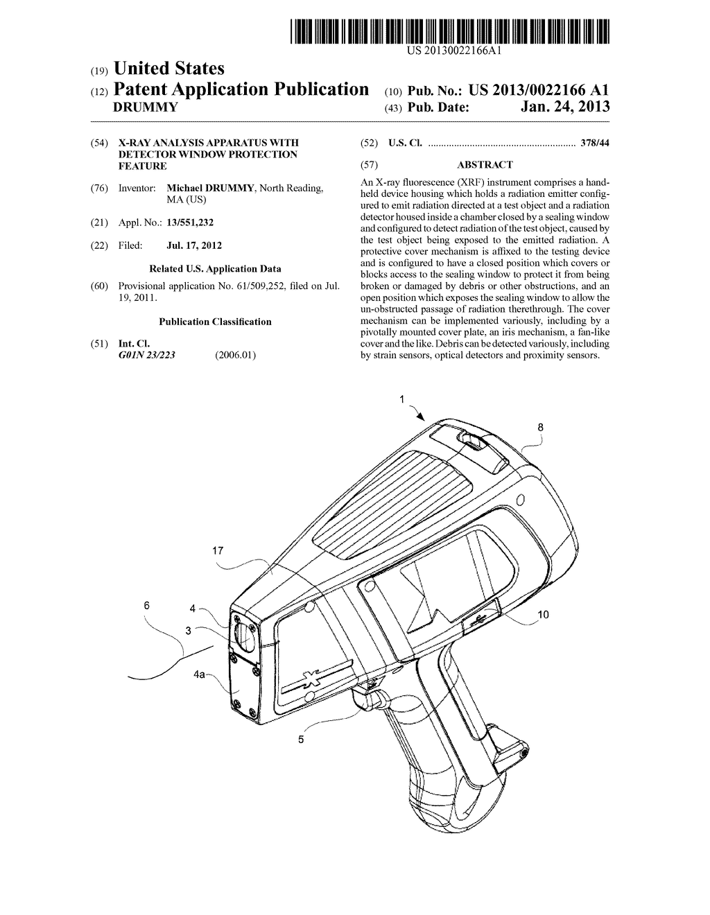 X-RAY ANALYSIS APPARATUS WITH DETECTOR WINDOW PROTECTION FEATURE - diagram, schematic, and image 01