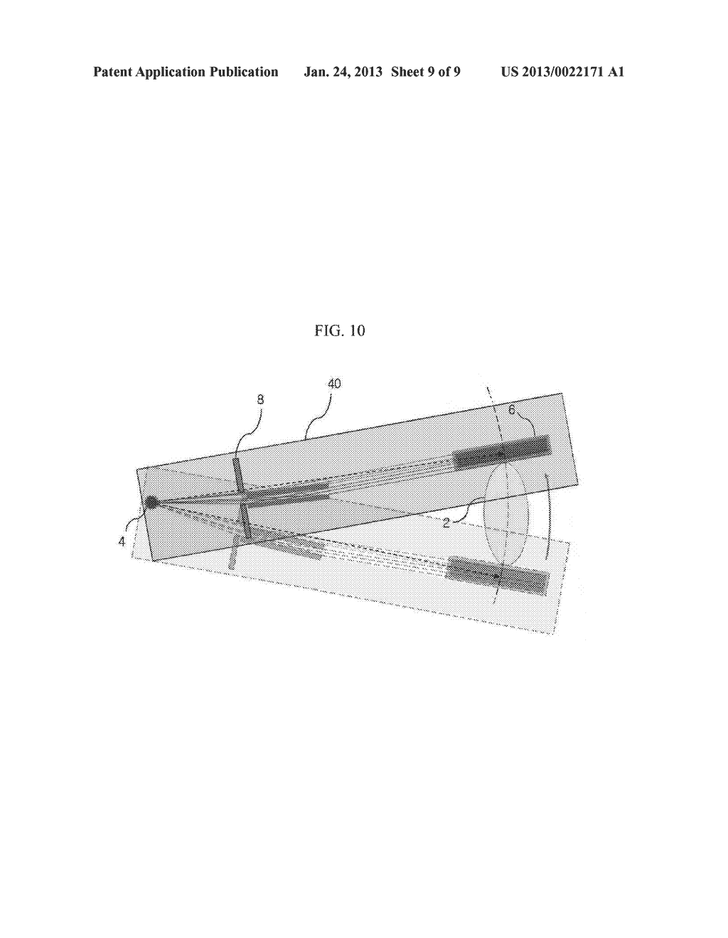 APPARATUS FOR ALIGNMENT OF MULTILAYER FILM MIRRORS FOR MONOCHROMATIC X-RAY     GENERATOR AND X-RAY IMAGE DETECTING METHOD USING THE SAME - diagram, schematic, and image 10