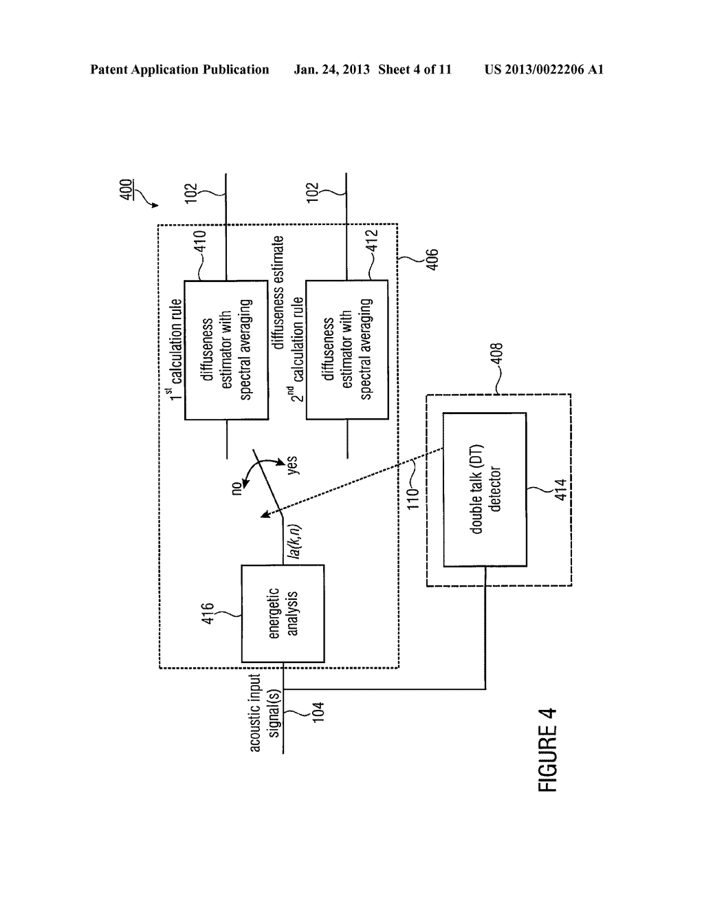 SPATIAL AUDIO PROCESSOR AND A METHOD FOR PROVIDING SPATIAL PARAMETERS     BASED ON AN ACOUSTIC INPUT SIGNAL - diagram, schematic, and image 05