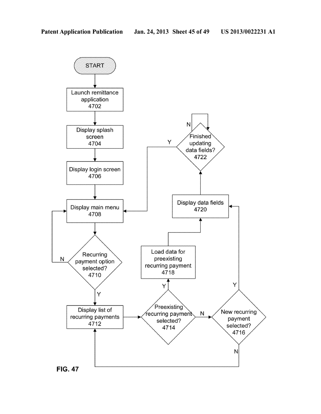 SYSTEMS AND METHODS FOR MOBILE IMAGE CAPTURE AND REMITTANCE PROCESSING - diagram, schematic, and image 46