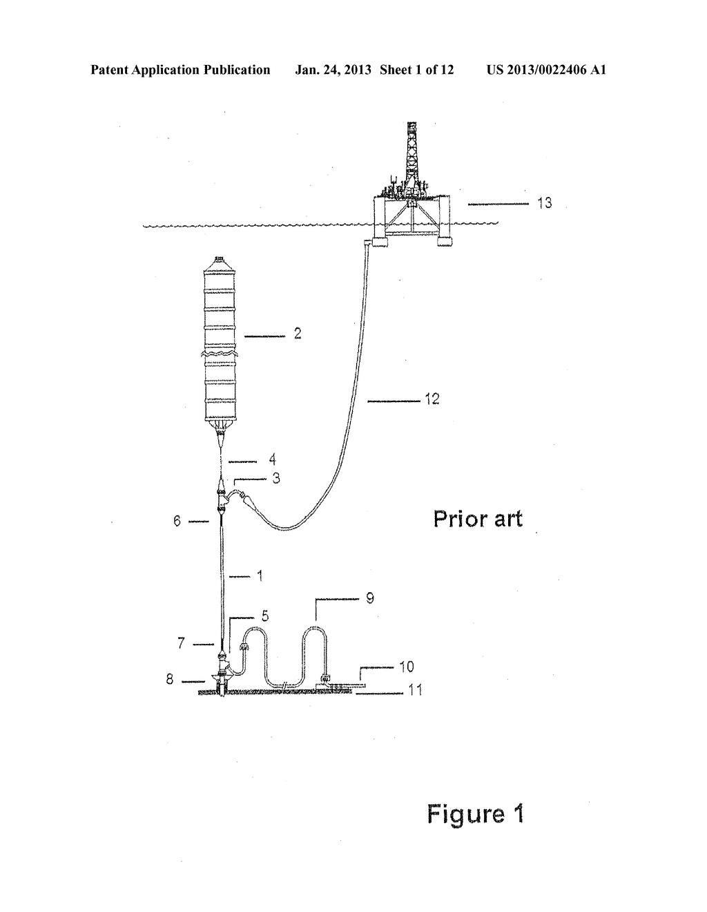 FREESTANDING HYBRID RISER SYSTEM - diagram, schematic, and image 02