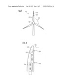 Control of a wind turbine, rotor blade and wind turbine diagram and image