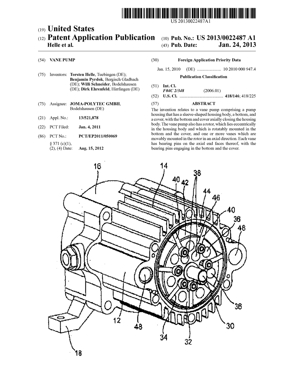 VANE PUMP - diagram, schematic, and image 01