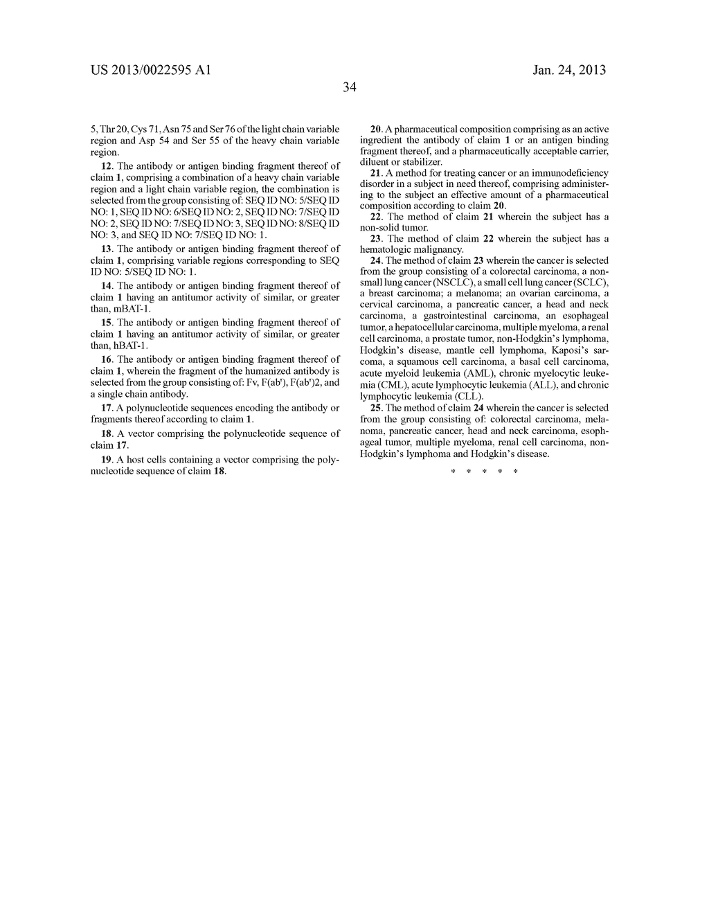 VARIANTS OF HUMANIZED IMMUNOMODULATORY MONOCLONAL ANTIBODIES - diagram, schematic, and image 36