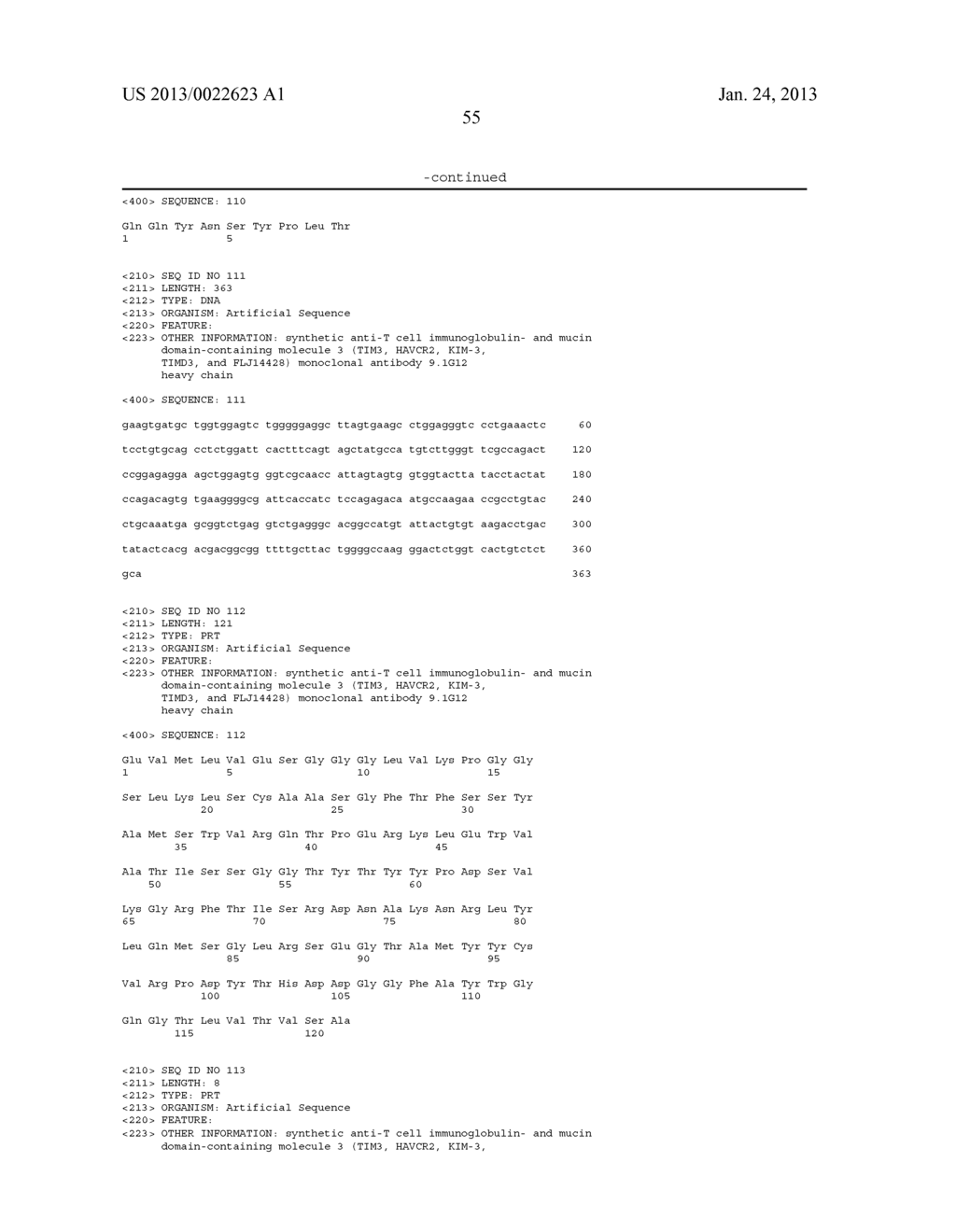 ANTIBODIES THAT SPECIFICALLY BIND TO TIM3 - diagram, schematic, and image 65