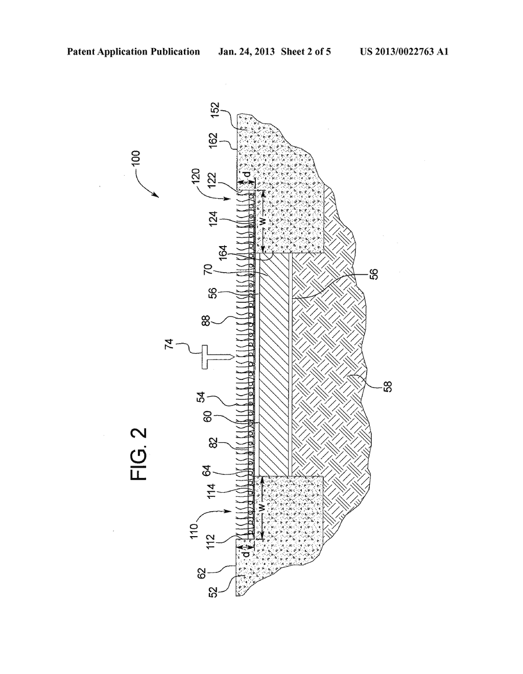 ADHESIVELY SECURED ARTIFICIAL TURFS FOR AIRPORTS AND METHODS OF INSTALLING     SUCH ARTIFICIAL TURFS - diagram, schematic, and image 03