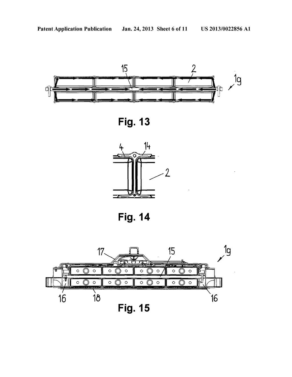 BATTERY WITH VOLTAGE-GENERATING CELLS AND AN I-SHAPED OR H-SHAPED     INTERMEDIATE ELEMENT ARRANGED THEREBETWEEN - diagram, schematic, and image 07