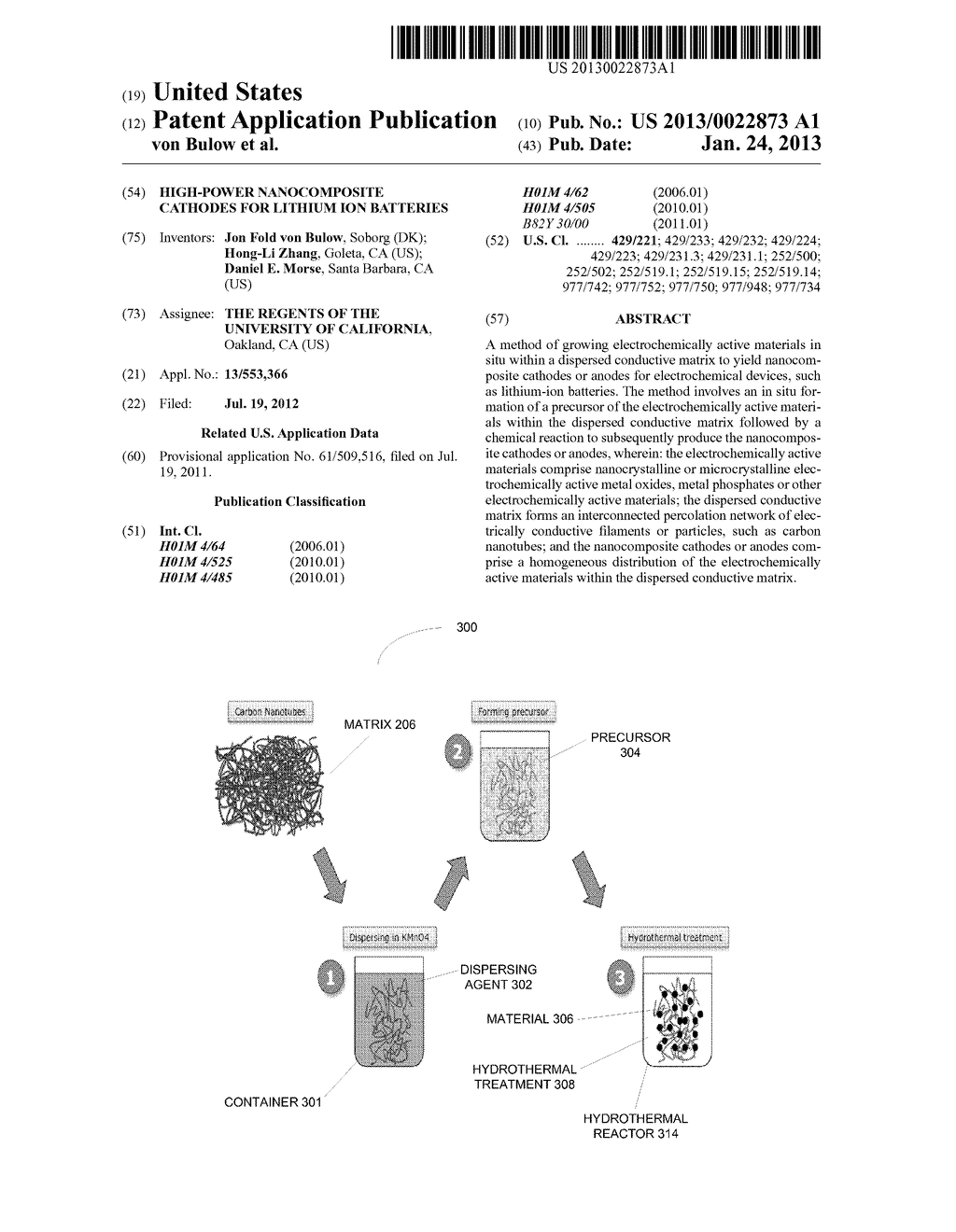 HIGH-POWER NANOCOMPOSITE CATHODES FOR LITHIUM ION BATTERIES - diagram, schematic, and image 01