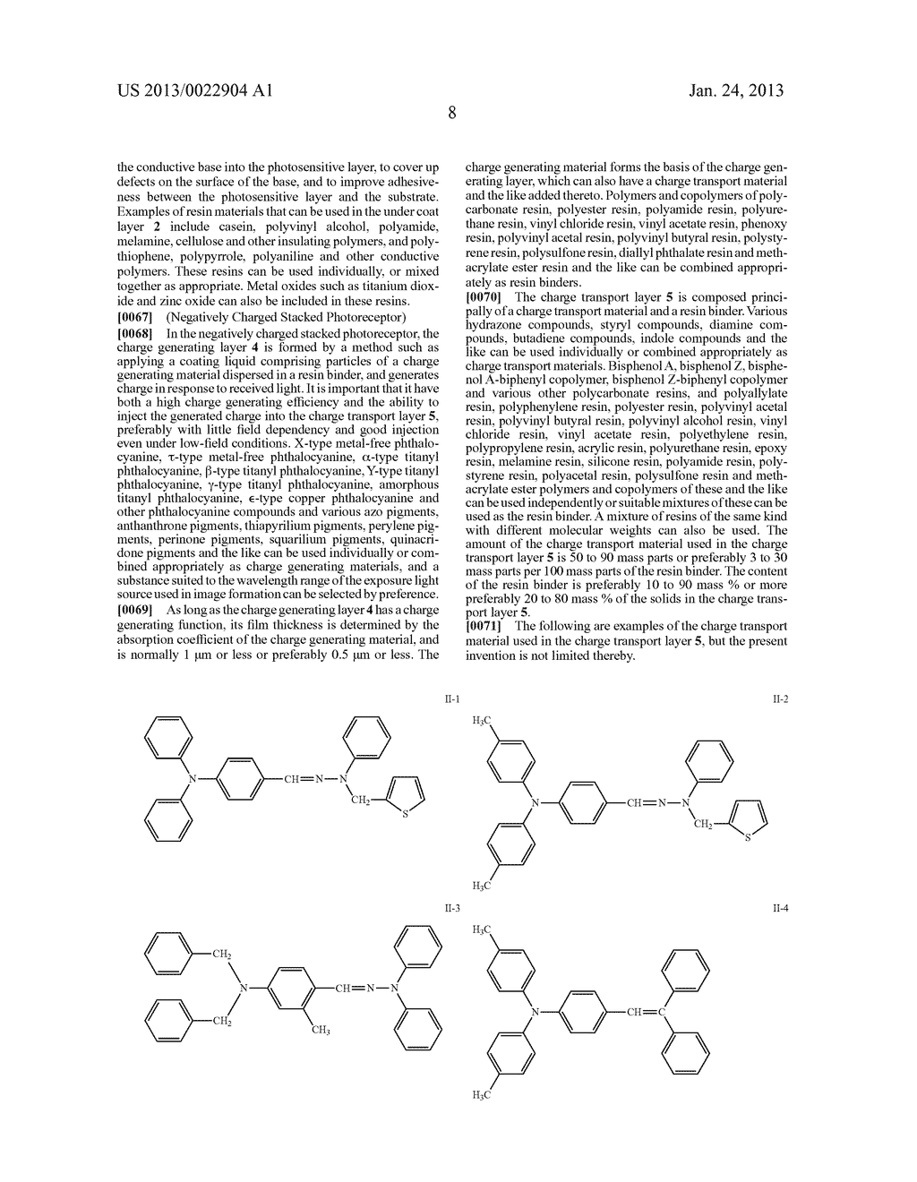 ELECTROPHOTOGRAPHIC PHOTORECEPTOR  AND MANUFACTURING METHOD THEREFORE - diagram, schematic, and image 12