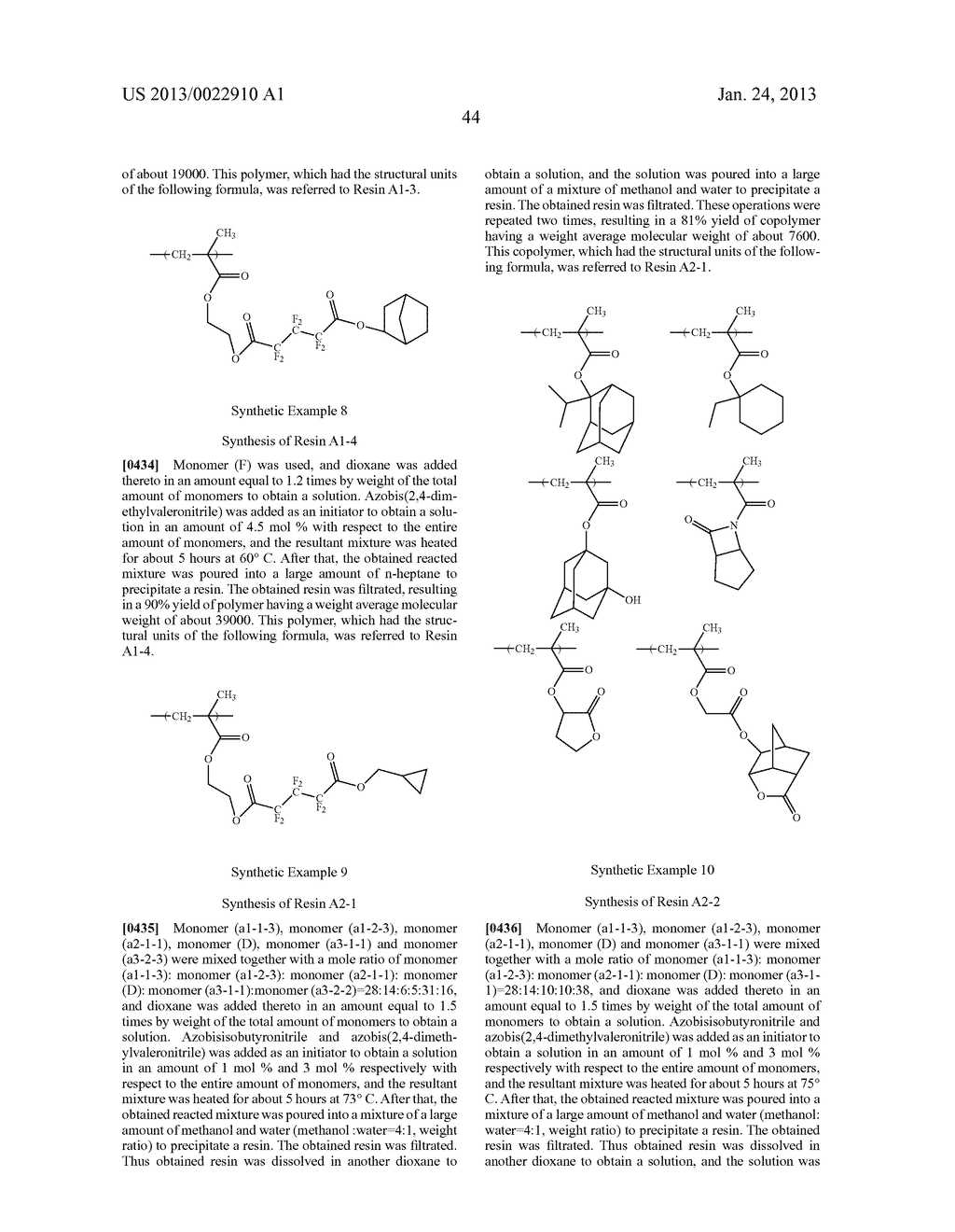 RESIST COMPOSITION AND METHOD FOR PRODUCING RESIST PATTERN - diagram, schematic, and image 45